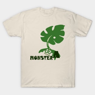 Funny monstera monster T-Shirt